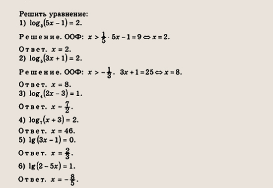 Решение задач (III)